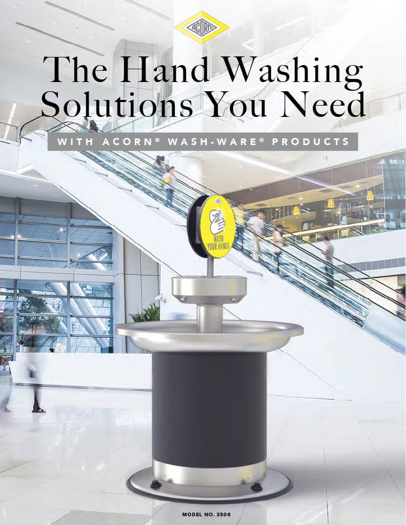 Acorn Portable Wash-Ware Hand Washing Station Station with 110V Plug-in  Pump, Gooseneck Sensor Faucet and Wrap Around Splash Guard