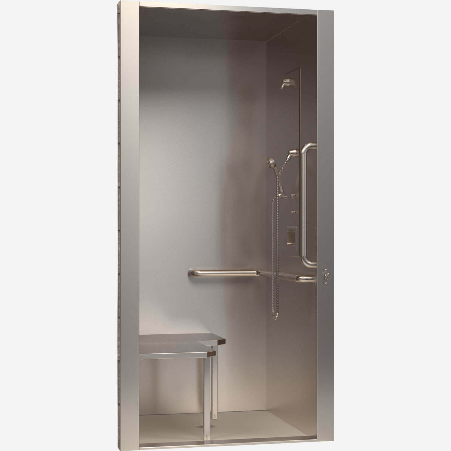 Stainless Steel Shower Enclosures and Pans