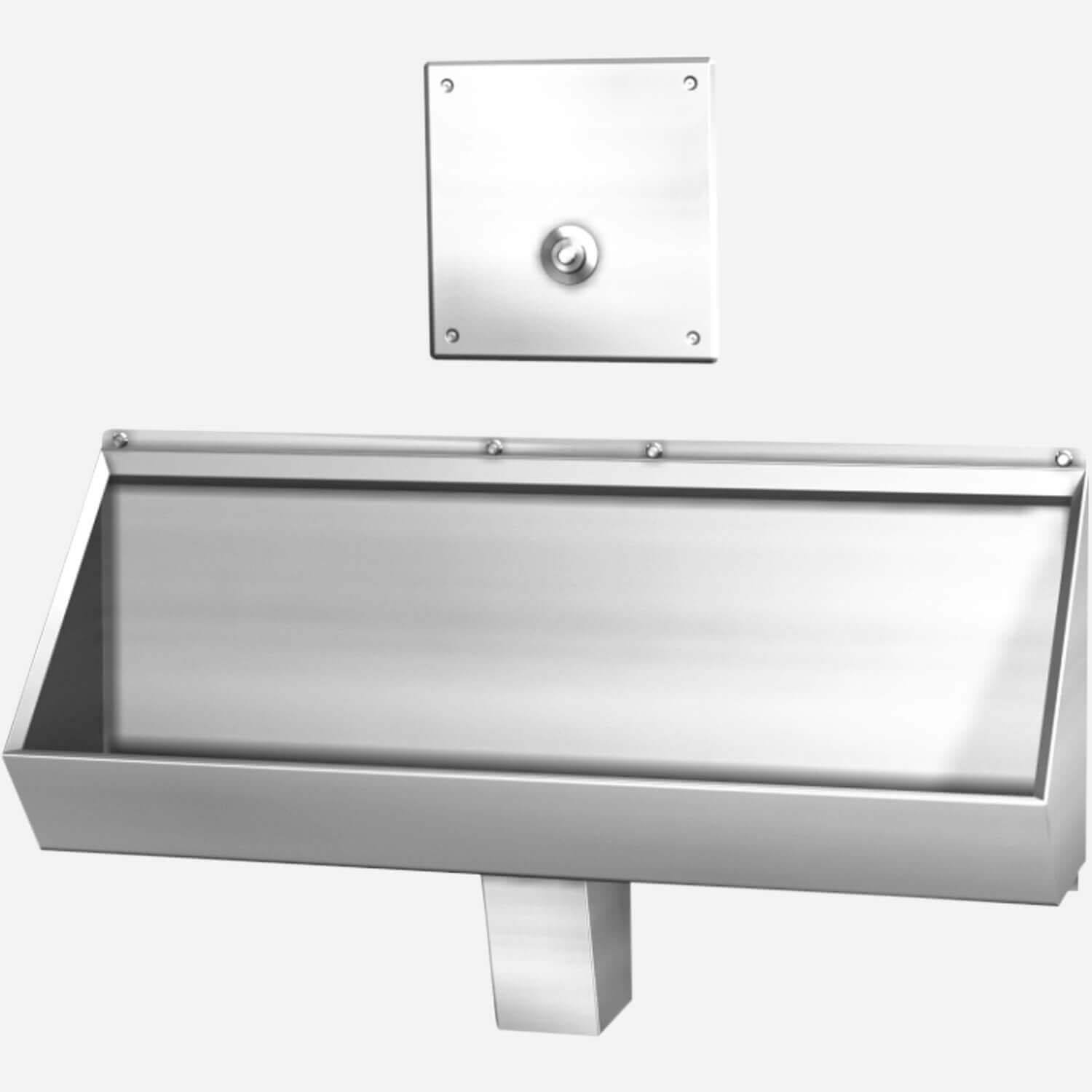 Factory Supply Wall-Hung 304 Stainless Steel Urinal for Male