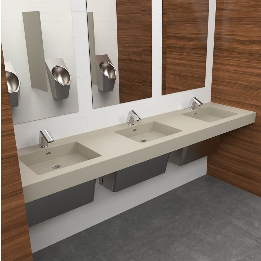 Stainless Steel Lavatory Sinks  Commercial Bathroom Sinks - Acorn